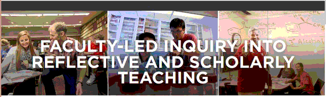 Faculty-led Inquiry into Reflective and Scholarly Teaching (FIRST)