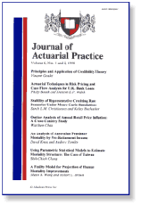 Journal of Actuarial Practice (1993-2006)