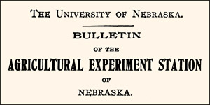 University of Nebraska Historical Extension: Bulletin